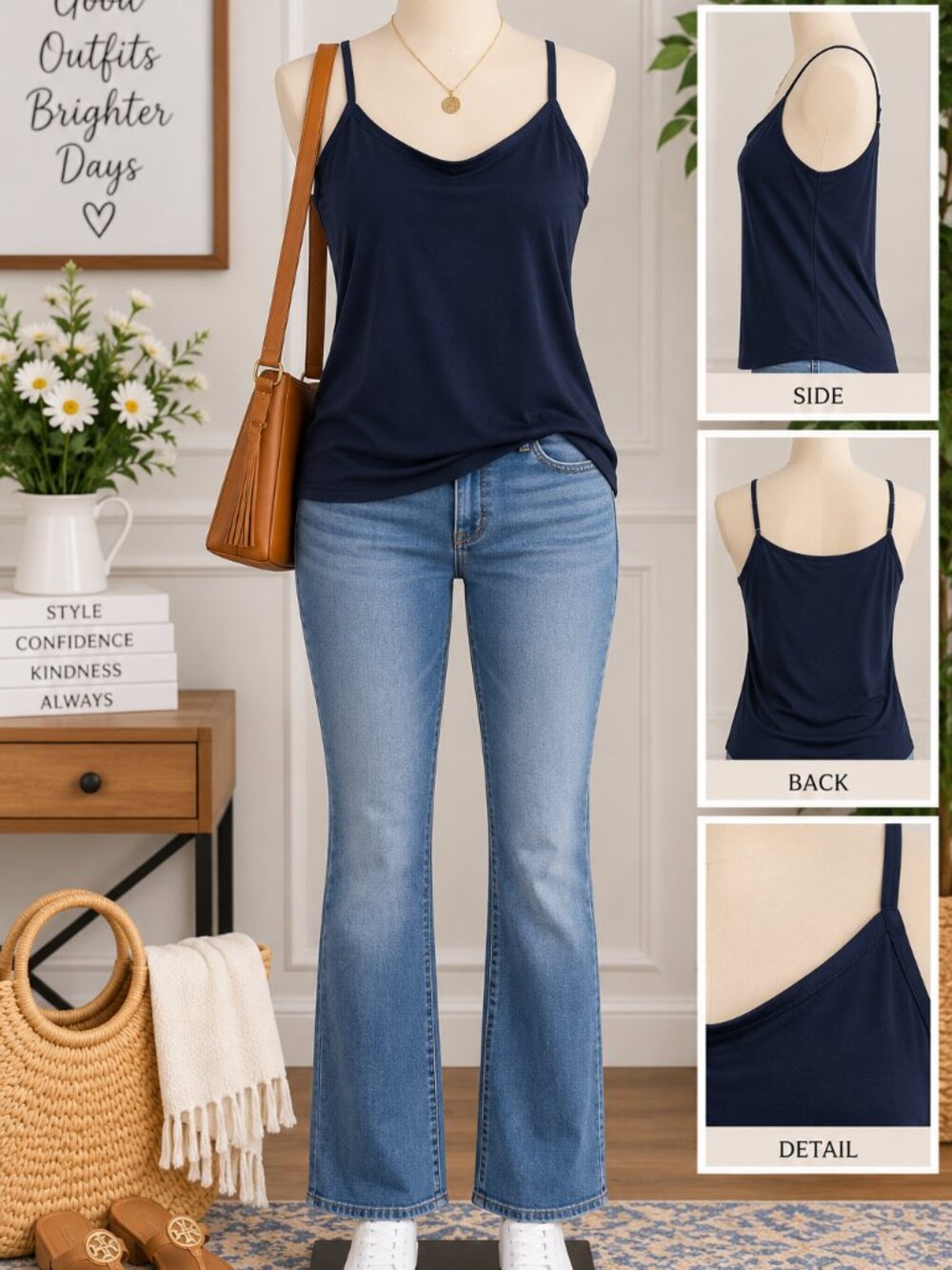 Westport 1962 Dark Blue Tank Top – Size Large